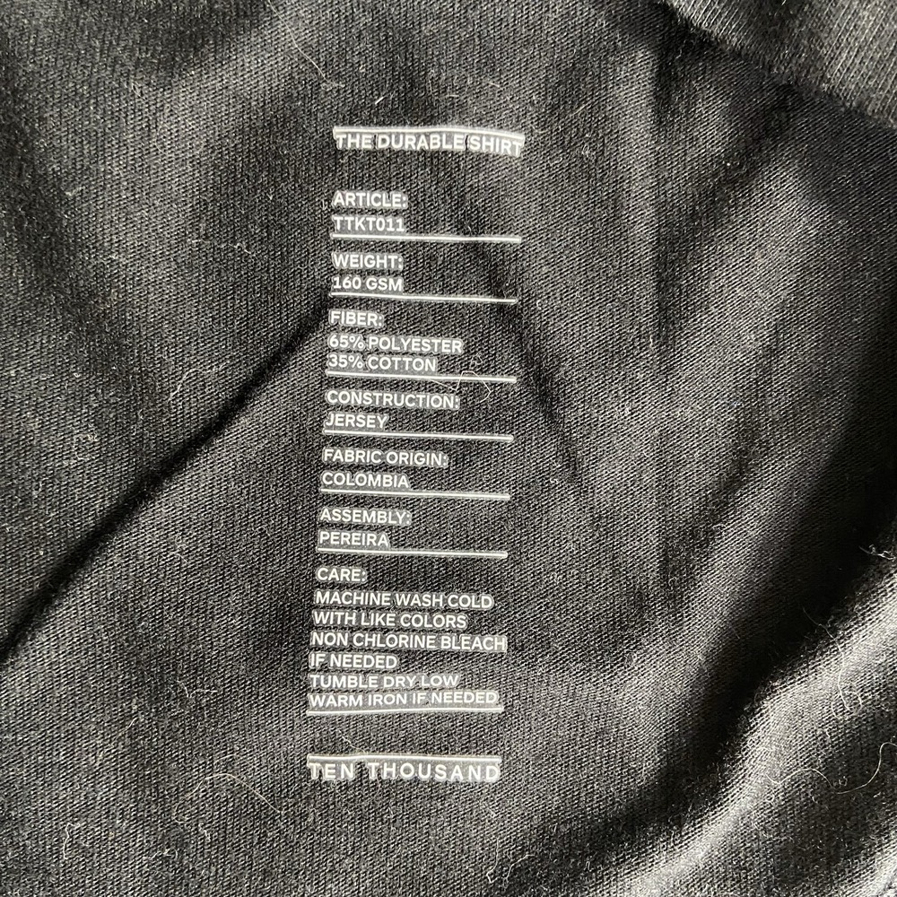 Ten Thousand Midnight Black Short Sleeve Tee - Picture 5 of 12